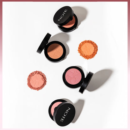 Note Luminous Silk Compact Blusher Blush 04 Soft Peach