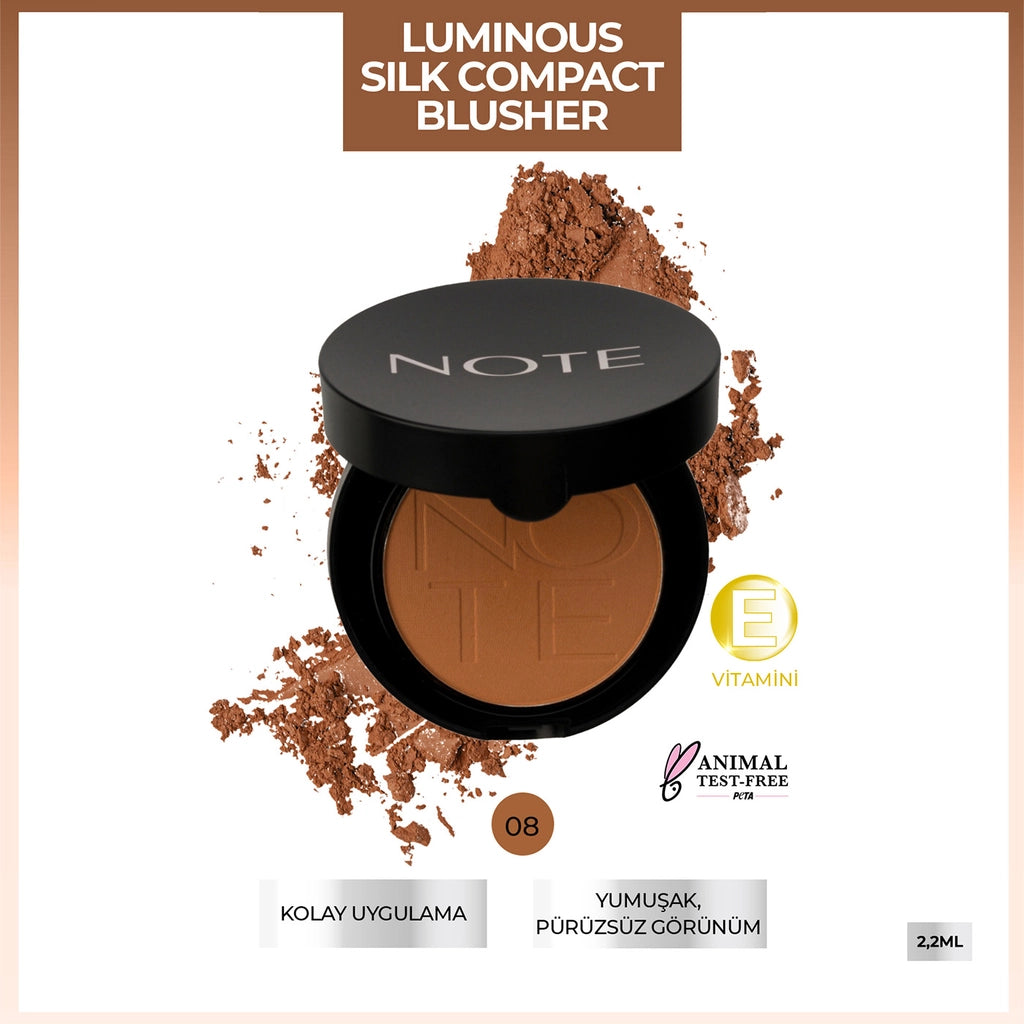 Note Luminous Silk Compact Blusher Blush 11 Sunset