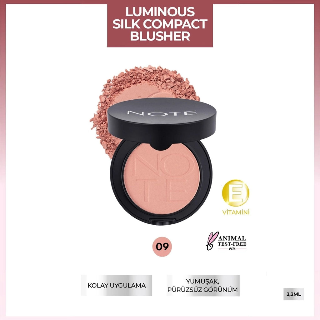 Note Luminous Silk Compact Blusher Blush 11 Sunset