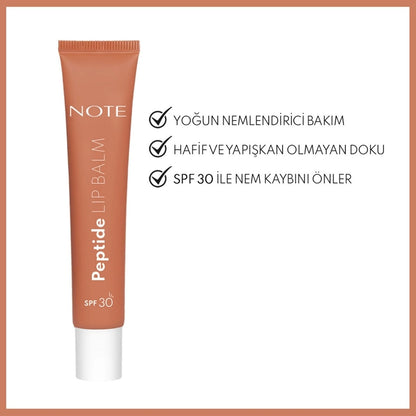 Note Peptide 30SPF Lip Balm 01 Salted Caramel