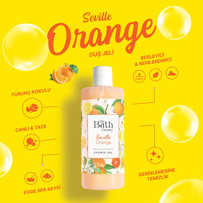 The Bath Factory Moisturizing and Nourishing Shower Gel Seville Orange 400 ml