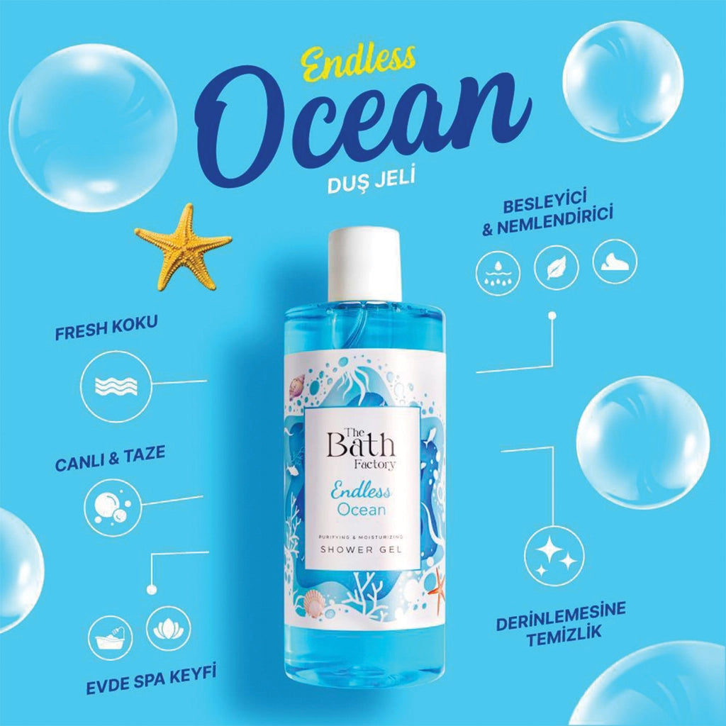 The Bath Factory Moisturizing and Nourishing Shower Gel Endless Ocean 400 ml