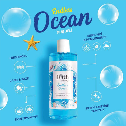 The Bath Factory Moisturizing and Nourishing Shower Gel Endless Ocean 400 ml