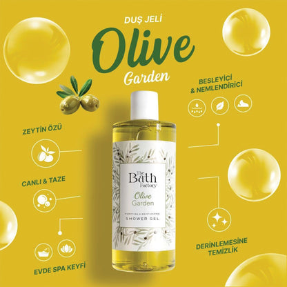 The Bath Factory Moisturizing and Nourishing Shower Gel Olive Garden 400 ml