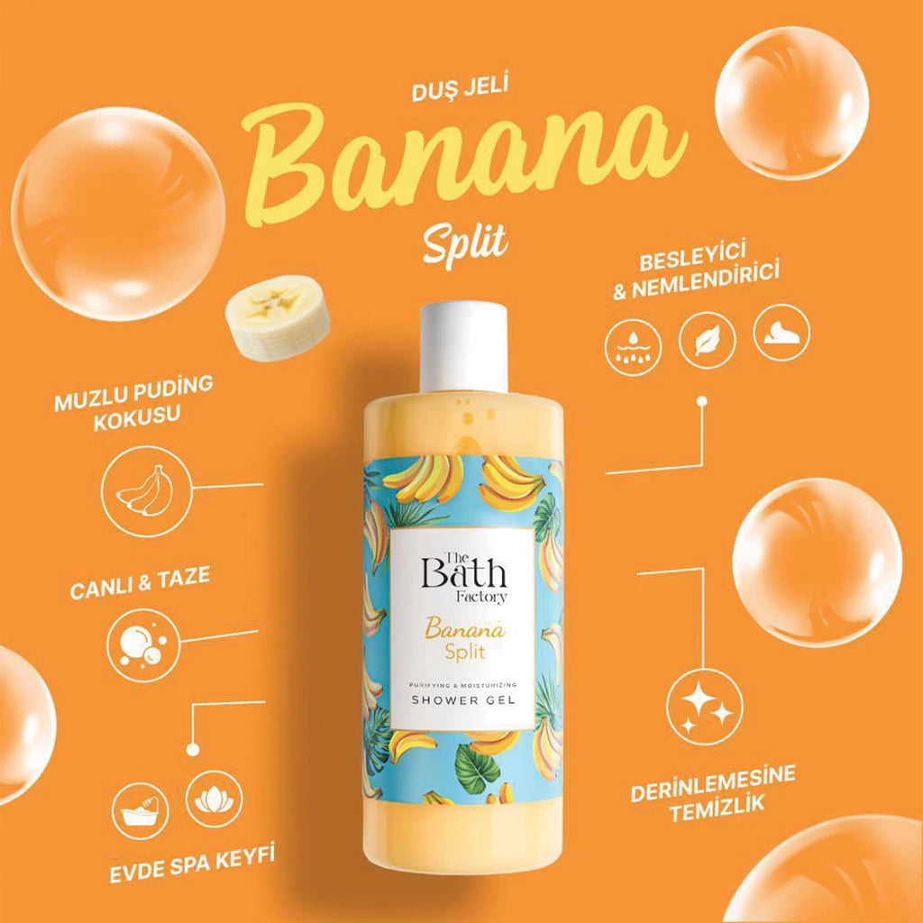 The Bath Factory Moisturizing and Nourishing Shower Gel Banana Split 400 ml