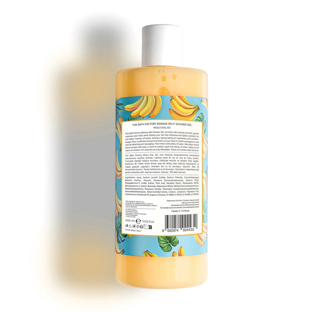The Bath Factory Moisturizing and Nourishing Shower Gel Banana Split 400 ml