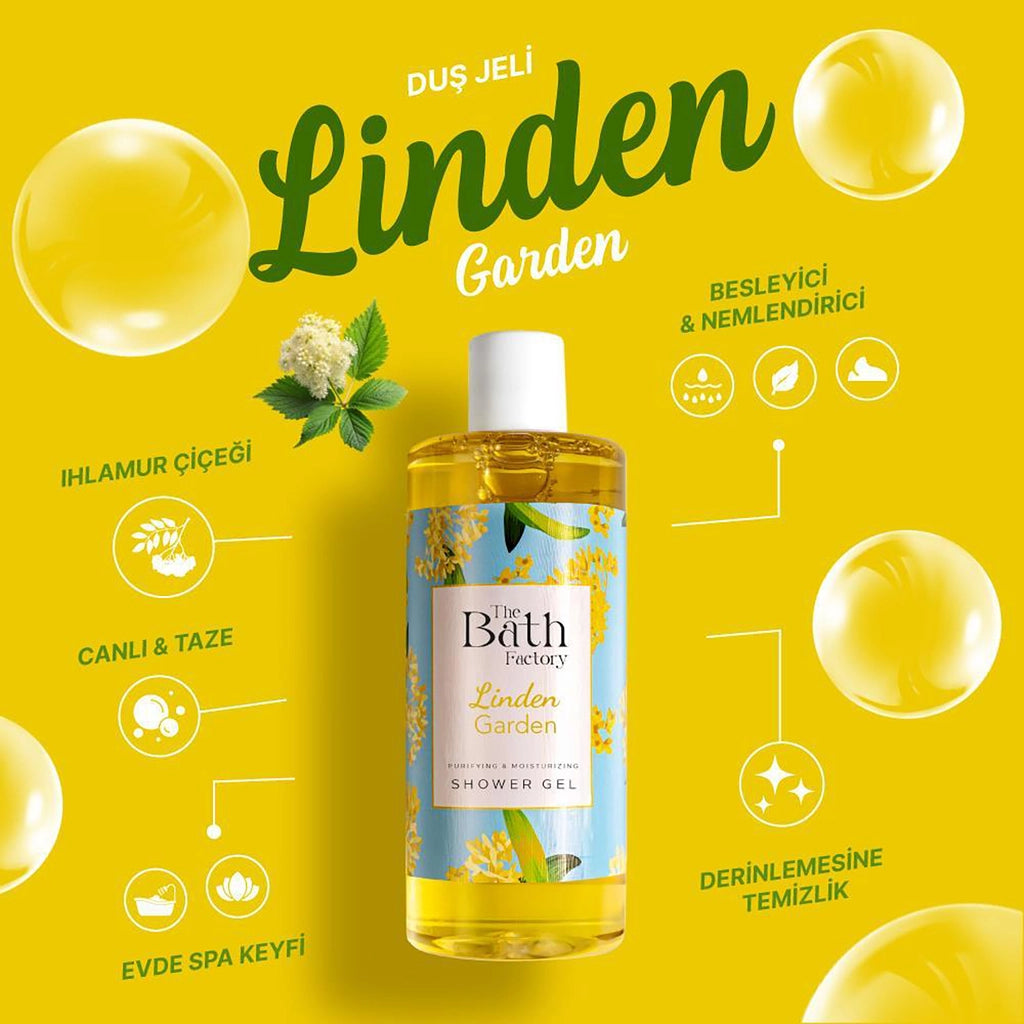 The Bath Factory Moisturizing and Nourishing Shower Gel Linden Garden 400 ml