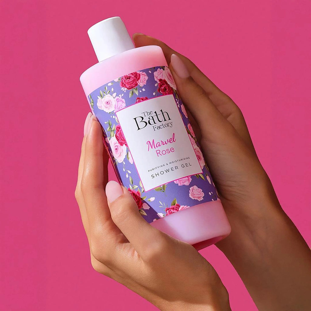The Bath Factory Moisturizing and Nourishing Shower Gel Marvel Rose 400 ml