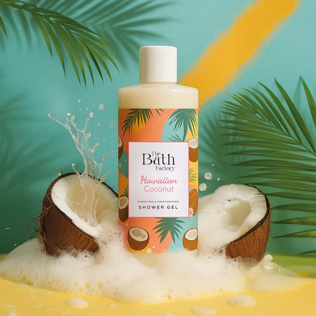 The Bath Factory Moisturizing and Nourishing Shower Gel Hawaiian Coconut 400 ml