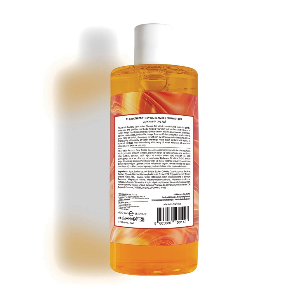 The Bath Factory Moisturizing and Nourishing Shower Gel Dark Amber 400 ml