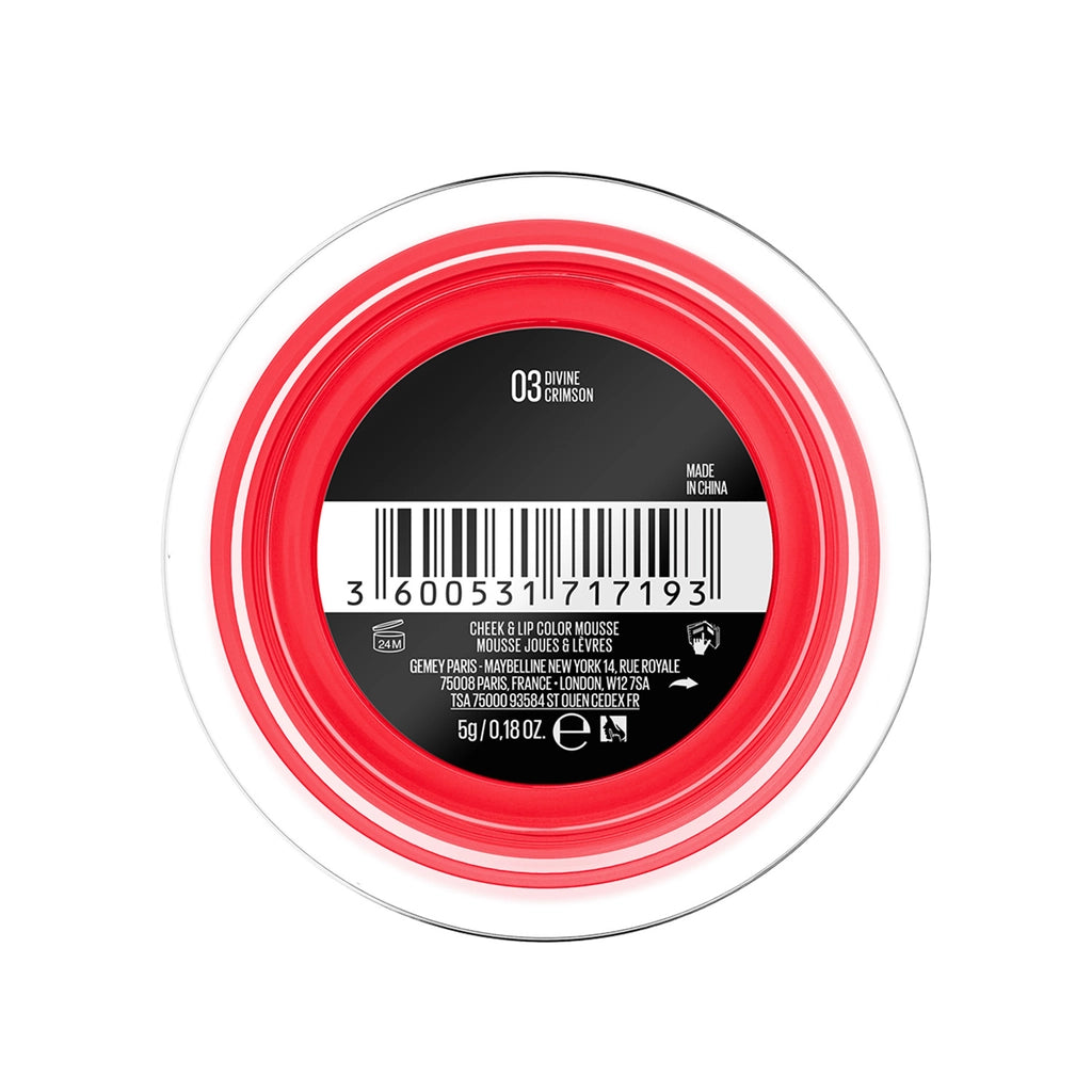 Maybelline New York Cloudtopia Foam Textured Matte Blush 03 Divine Crimson