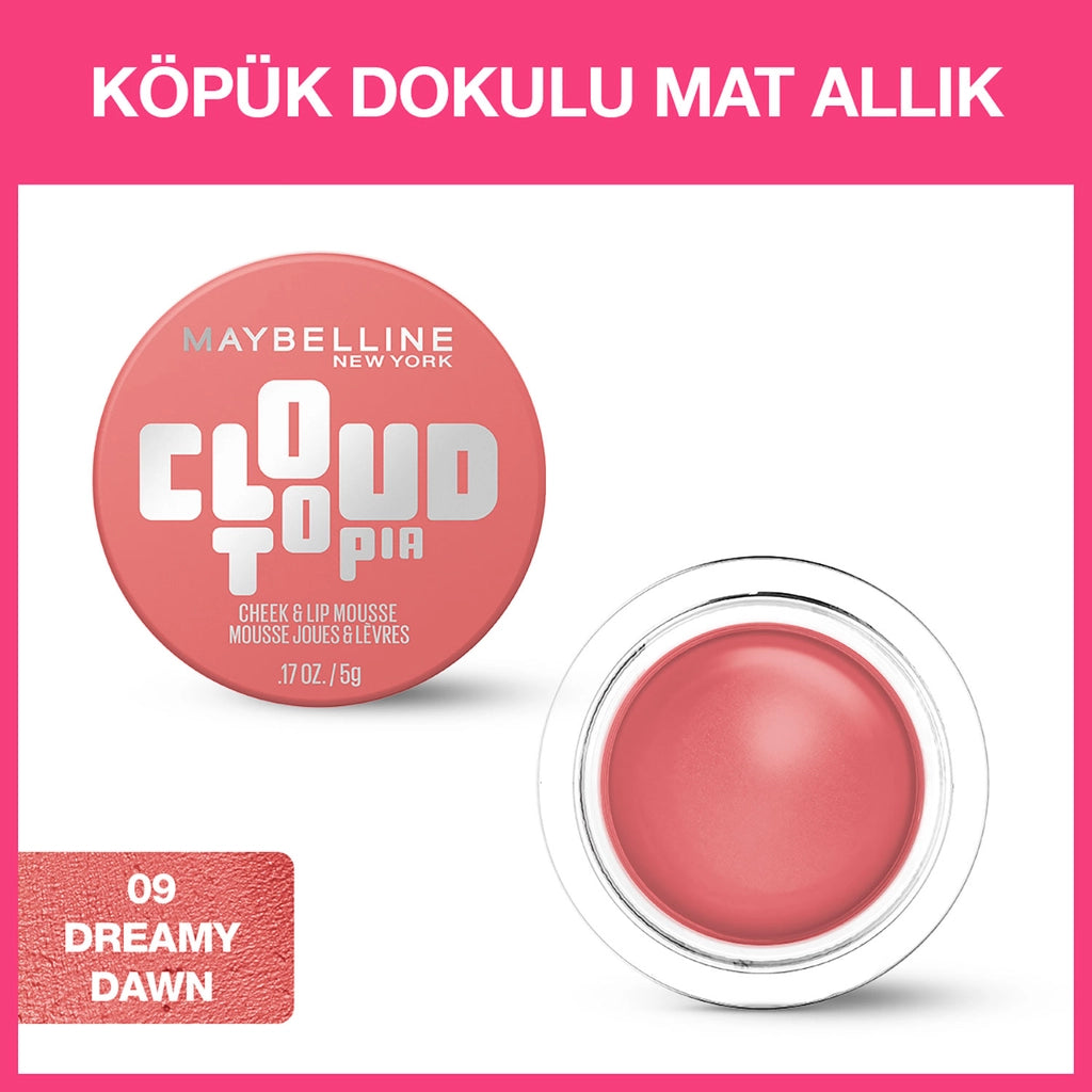 Maybelline New York Cloudtopia Foam Textured Matte Blush 09 Dreamy Dawn