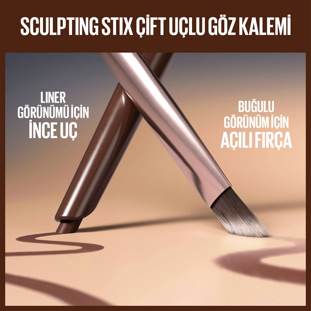 Maybelline New York Sculpting Stix Double-Ended Eye Pencil 014 Mocha Contour