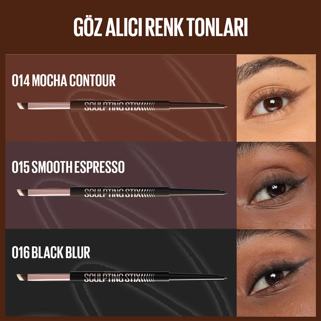 Maybelline New York Sculpting Stix Double-Ended Eye Pencil 014 Mocha Contour