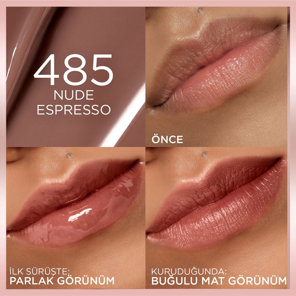 Loreal Paris Hyaluron Lip Tint 485 Nude Espresso