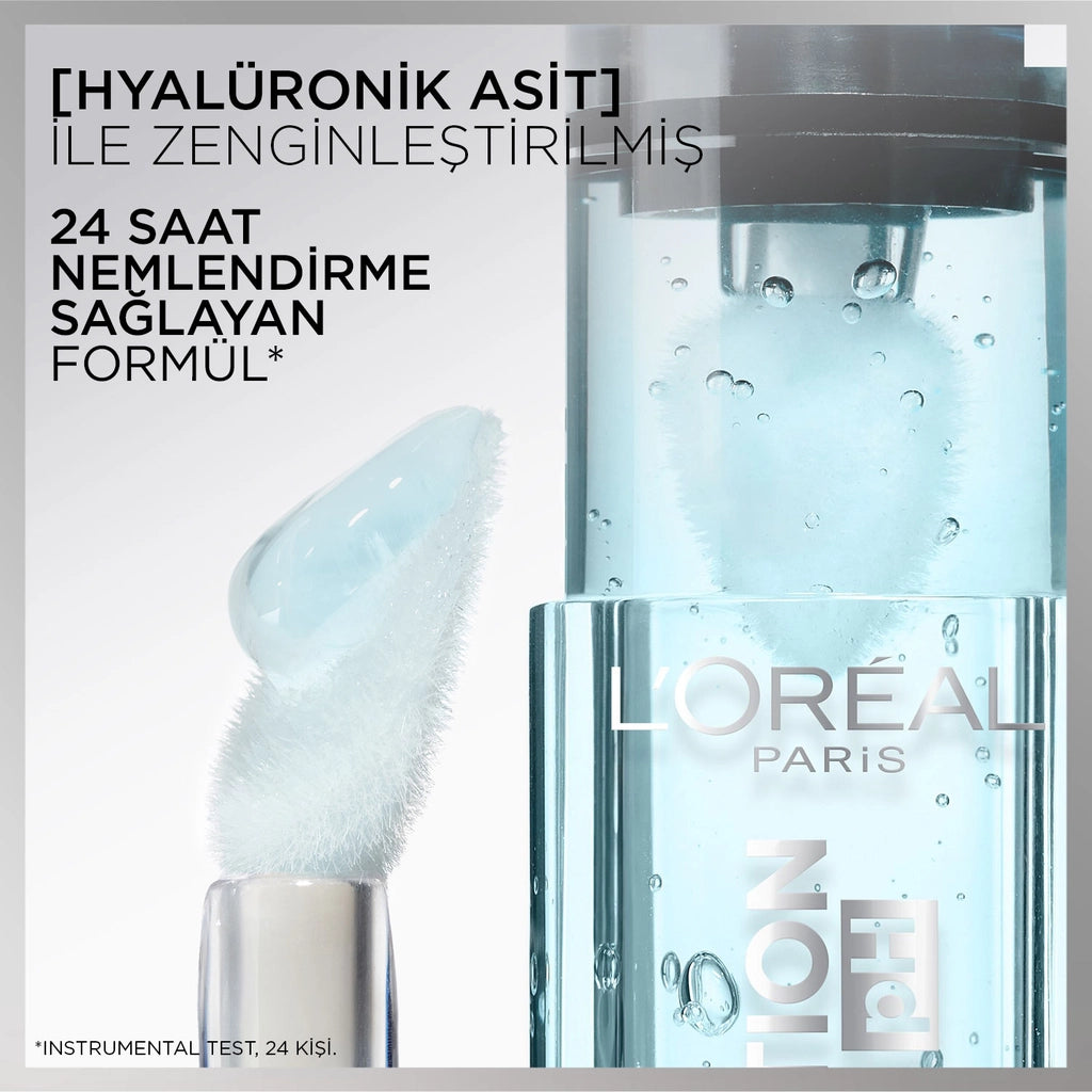 Loreal Paris Plump Ambition Hyaluron Lip Oil pH Lip Gloss 113 Icy Blue