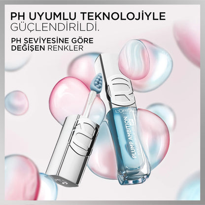 Loreal Paris Plump Ambition Hyaluron Lip Oil pH Lip Gloss 113 Icy Blue