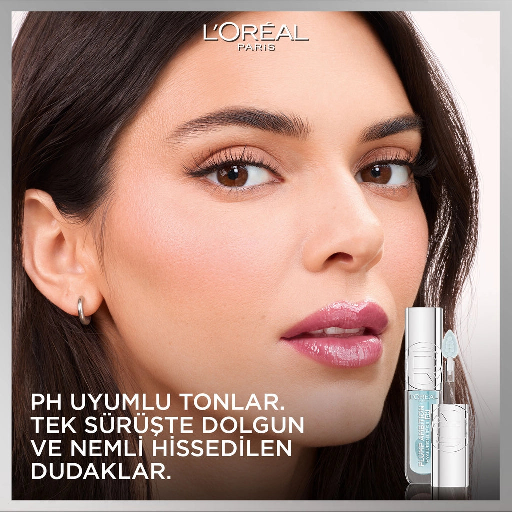 Loreal Paris Plump Ambition Hyaluron Lip Oil pH Lip Gloss 113 Icy Blue