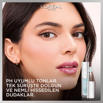 Loreal Paris Plump Ambition Hyaluron Lip Oil pH Lip Gloss 113 Icy Blue