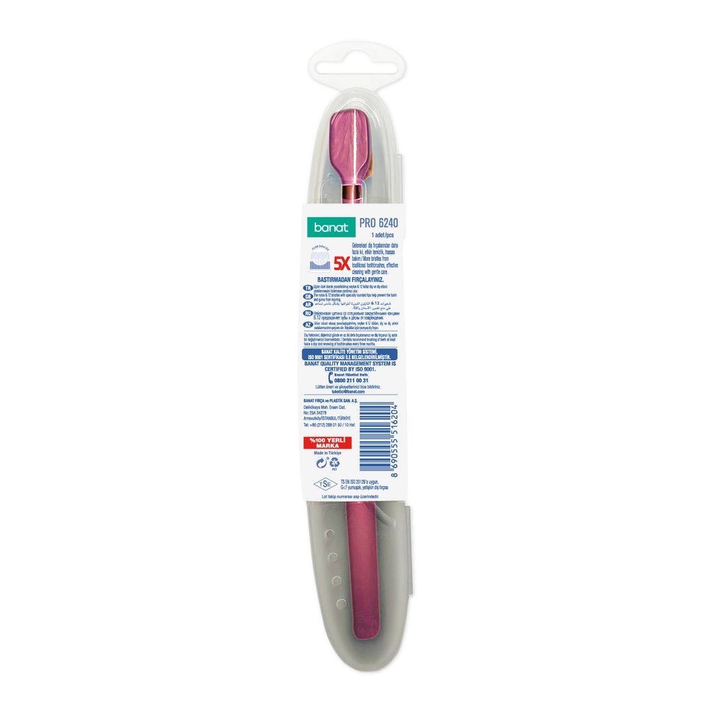 Banat Pro 6240 Boxed Toothbrush (Soft)