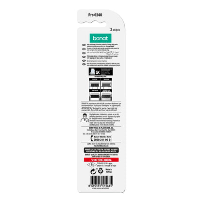 Banat Pro 6240 Toothbrush 1+1 (Soft)