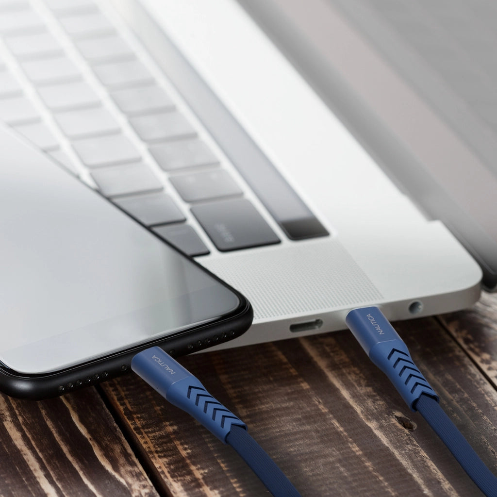 Nautica C400 Type-C Dark Blue Charging Cable