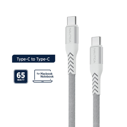 Nautica C400 Type-C Dark Blue Charging Cable