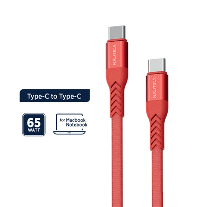 Nautica C400 Type-C Dark Blue Charging Cable