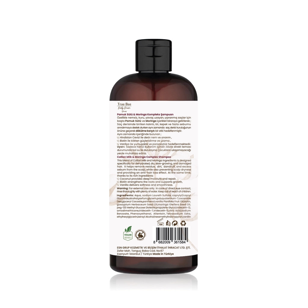 True Bee Cotton Milk &amp; Moringa Complex Shampoo 400 ml