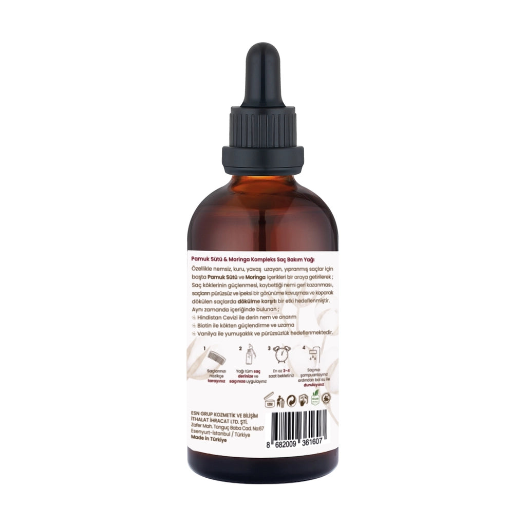 True Bee Cotton Milk &amp; Moringa Complex Hair Care Oil 100 ml