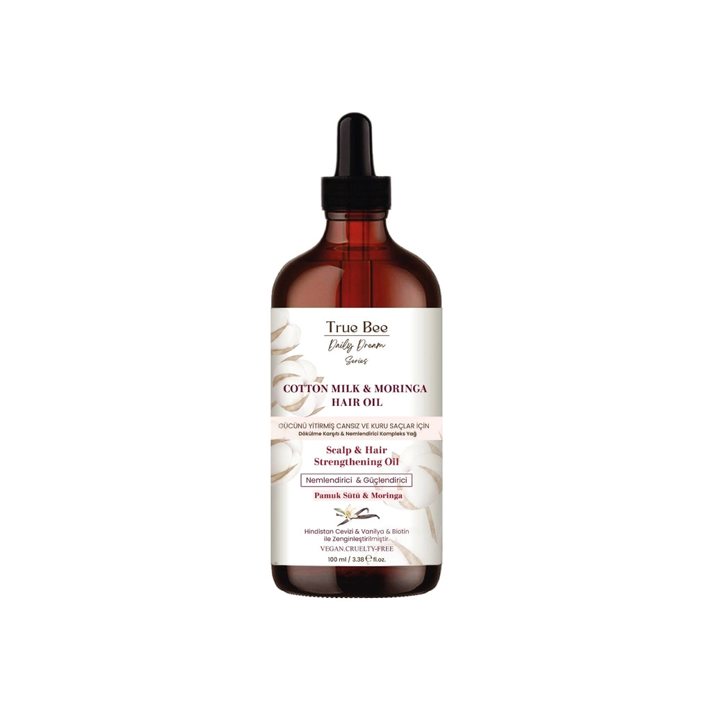 True Bee Cotton Milk &amp; Moringa Complex Hair Care Oil 100 ml