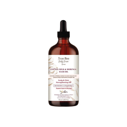 True Bee Cotton Milk &amp; Moringa Complex Hair Care Oil 100 ml
