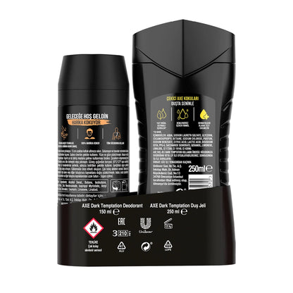 Axe Dark Temptation Spray Deodorant 150 ml + Shower Gel 250 ml