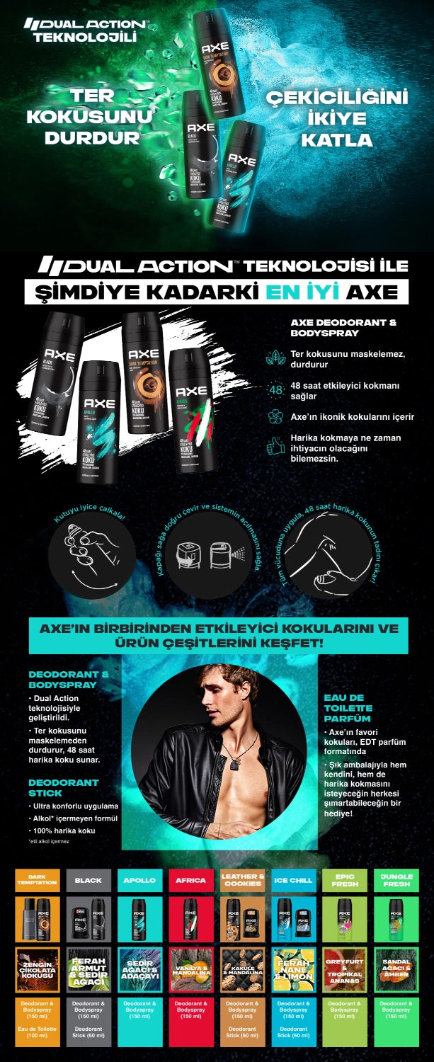 Axe Black Spray Deodorant 150 ml + Shower Gel 250 ml