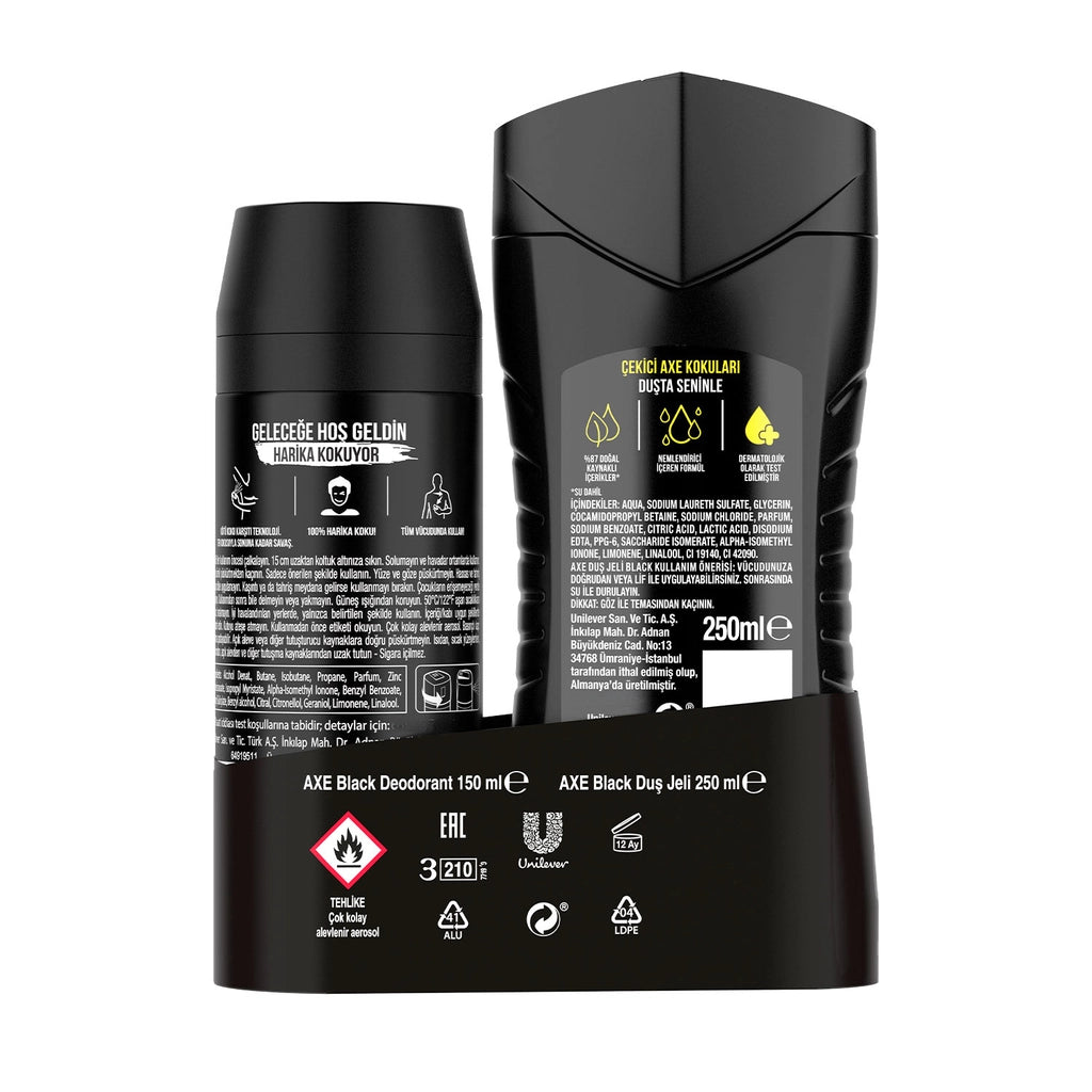 Axe Black Spray Deodorant 150 ml + Shower Gel 250 ml