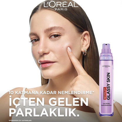 Loreal Paris Revitalift Filler Glassy Skin Moisturizing Face Cream that Gives Glassy Skin Appearance 50 ml