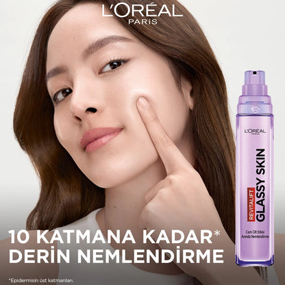Loreal Paris Revitalift Filler Glassy Skin Moisturizing Face Cream that Gives Glassy Skin Appearance 50 ml