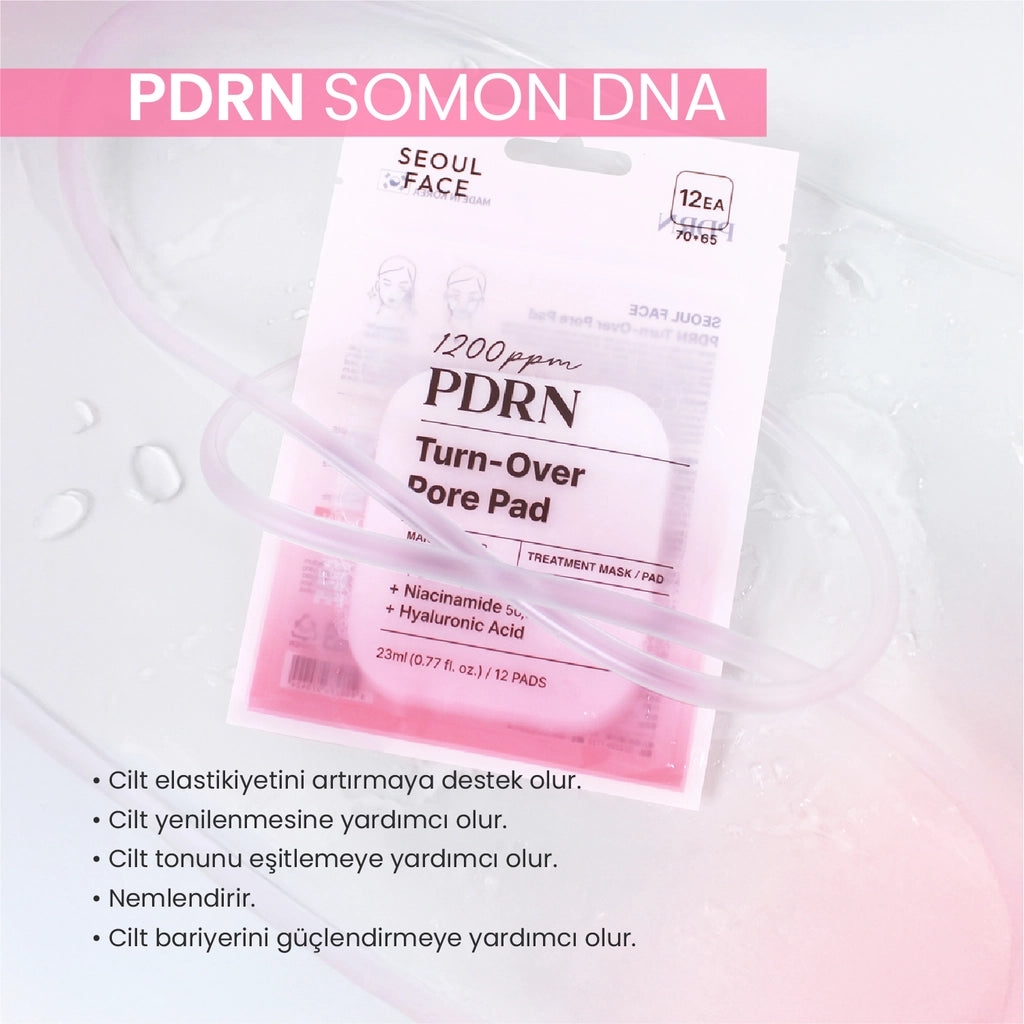 Dermal PDRN Facial Cleansing Pad 12 Pieces