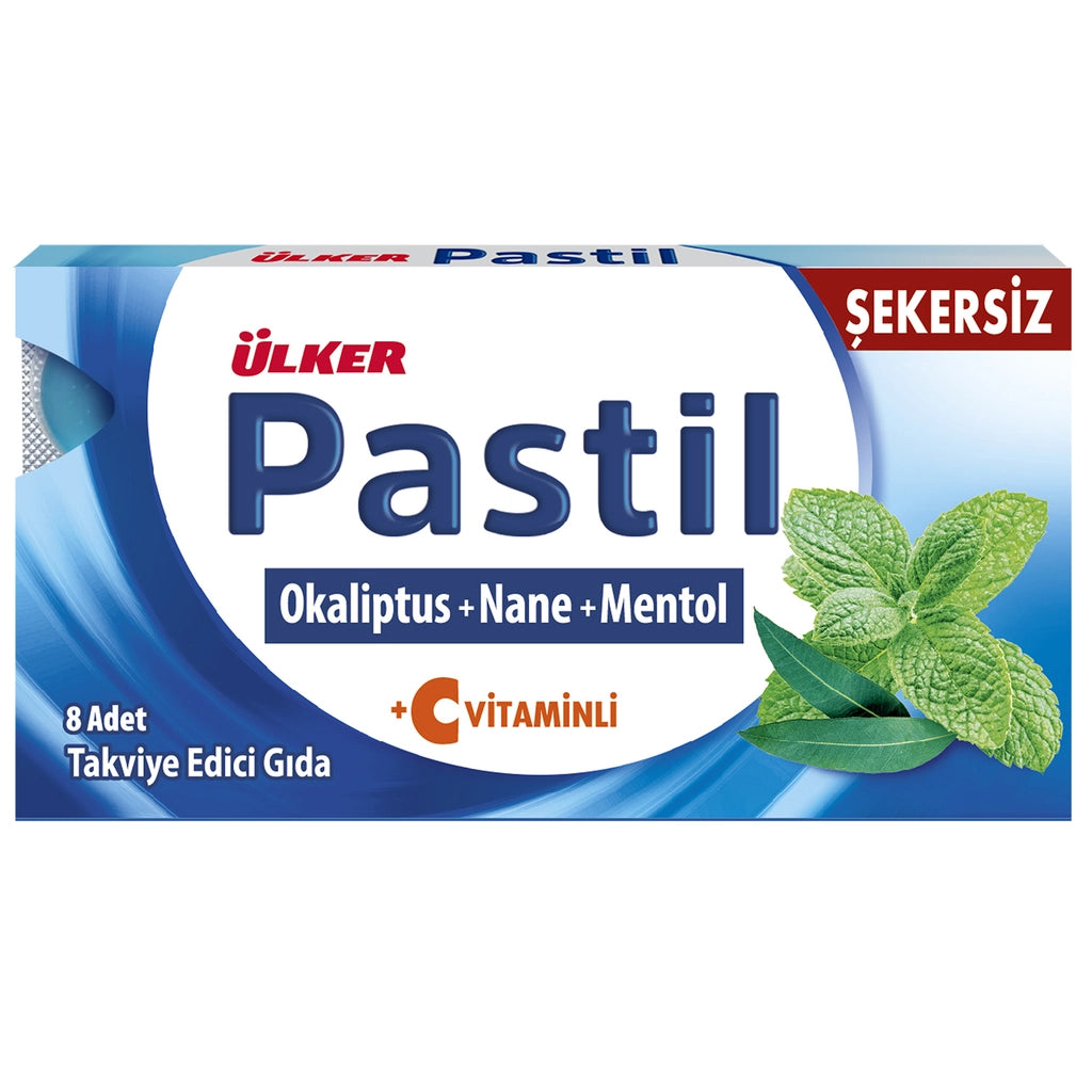 Ülker Lozenge Eucalyptus Menthol Mint 8 Pieces