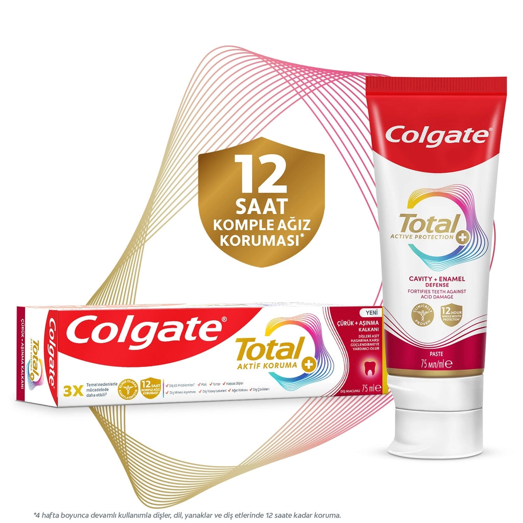 Colgate Total Active Protection Caries + Wear Shield Toothpaste 75 ml