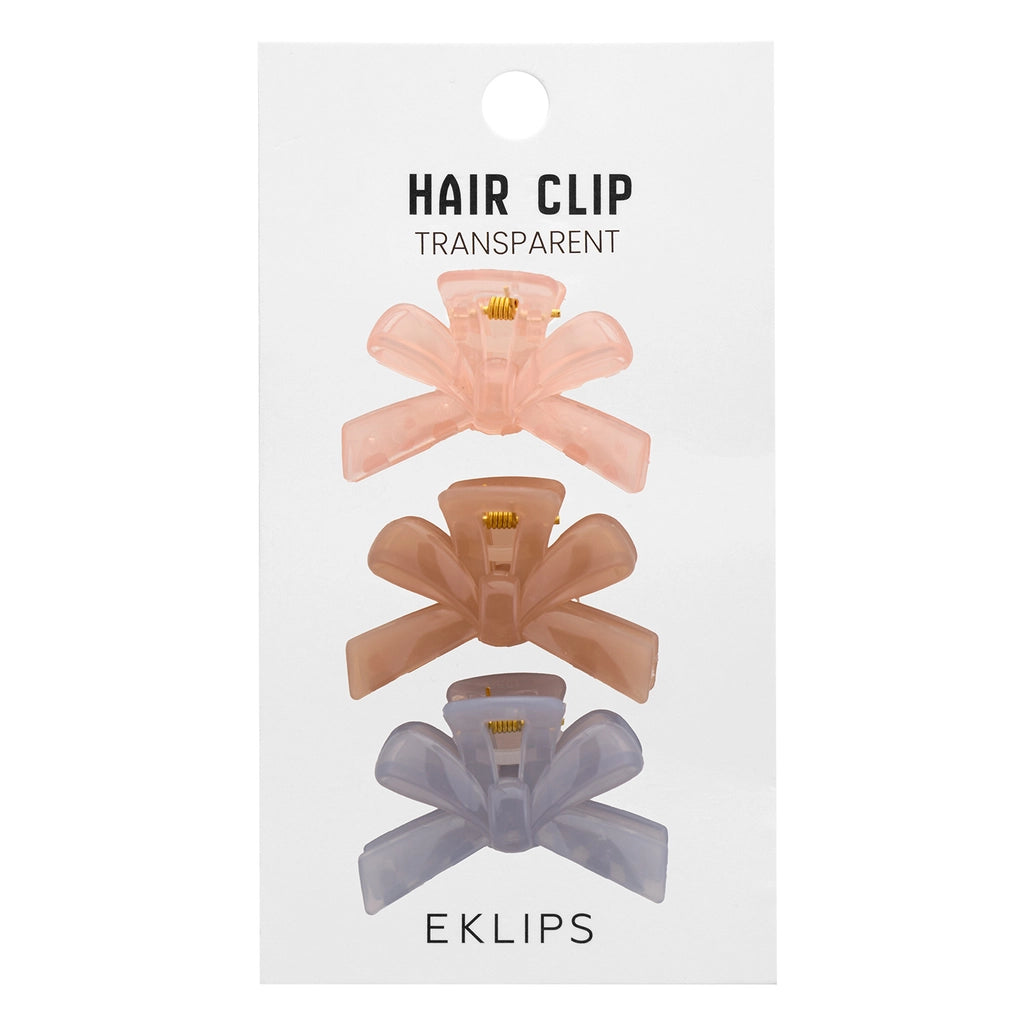 Eklips 3-Piece Transparent Ribbon Buckle Pastel