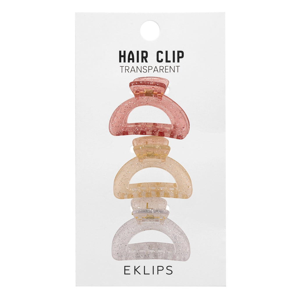 Eklips 3-Piece Transparent Oval Buckle Pastel