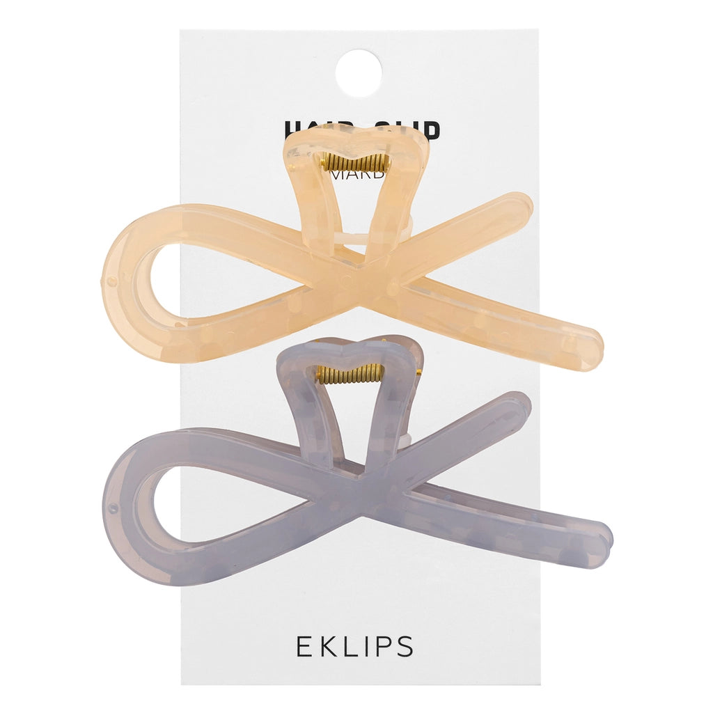 Eklips 2-Piece Frosted Figured Buckle Cream Brown