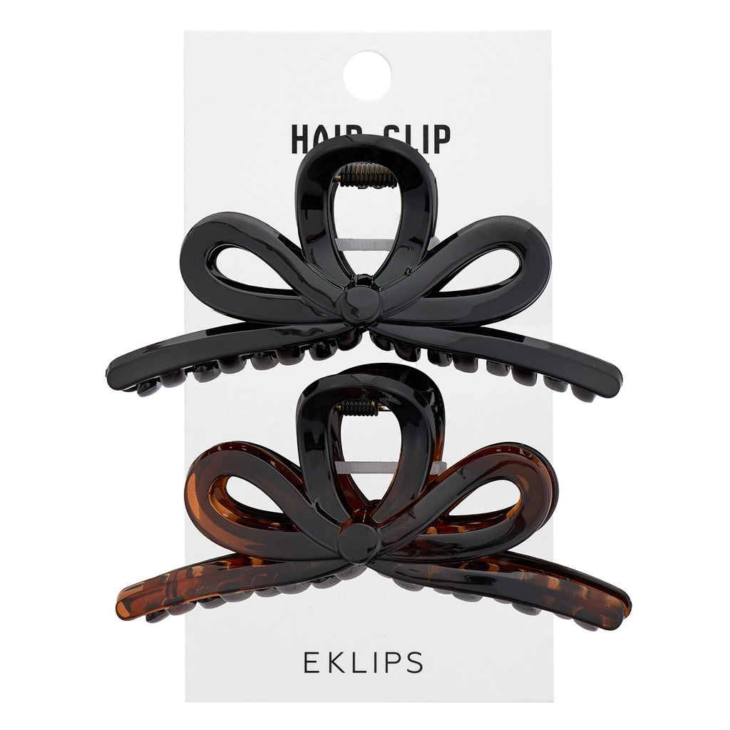 Eklips 2-Piece Bow Buckle Black Brown