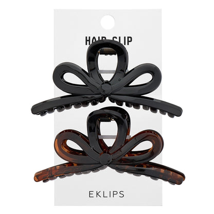 Eklips 2-Piece Bow Buckle Black Brown