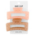 Eklips Frosted Rectangular Buckle Pink Brown