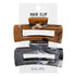 Eklips 2 Pack Marble Rectangular Buckle Brown Gray