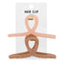 Eklips 2-Piece Frosted Bow Buckle Pink Brown