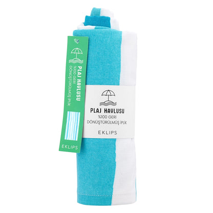 Eklips Color Gradient Beach Towel Blue