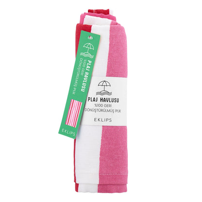 Eklips Color Gradient Beach Towel Pink